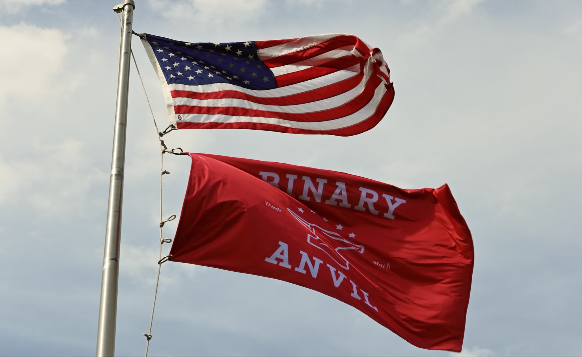 US and Binary Anvil Flags